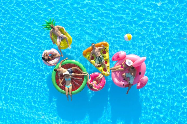 Summer pool party