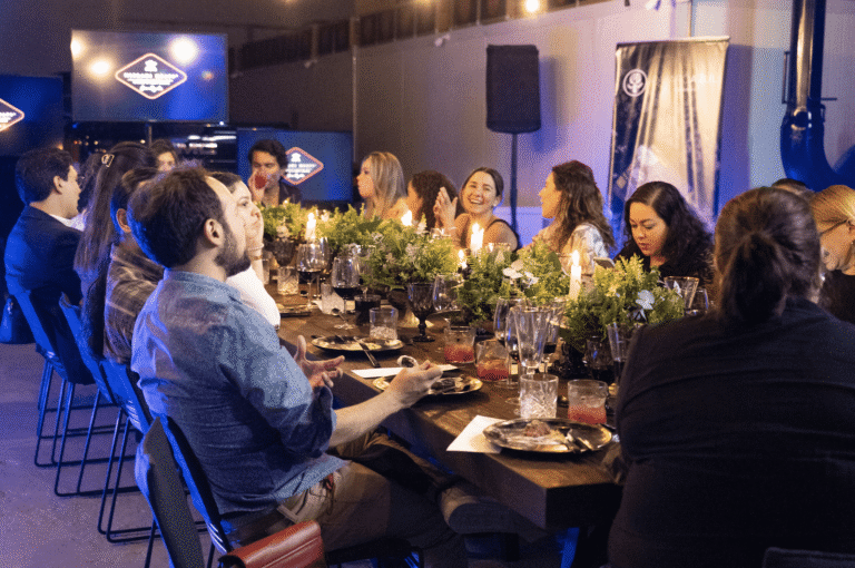 Una cena entre amigos, en la que la protagonista de la noche fue una suculenta cena