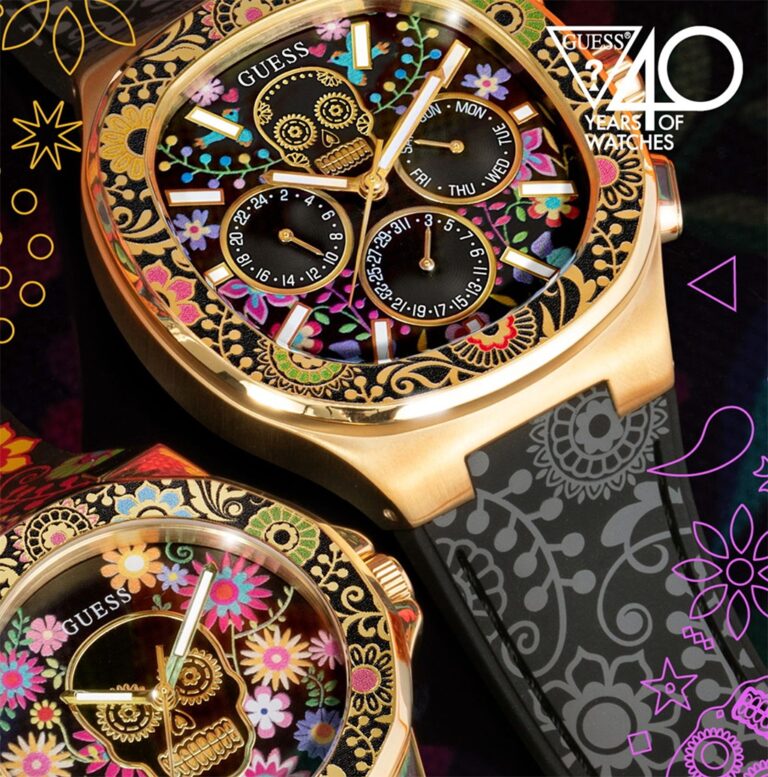 Guess Watches rinde homenaje al Día de Muertos con dos relojes edición especial